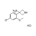 3-Amino-3-(4-chloro-2-methoxyphenyl)azetidine Hydrochloride