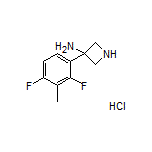 3-Amino-3-(2,4-difluoro-3-methylphenyl)azetidine Hydrochloride