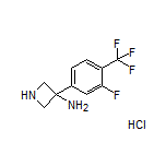 3-Amino-3-[3-fluoro-4-(trifluoromethyl)phenyl]azetidine Hydrochloride