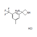 3-Amino-3-[3-methyl-5-(trifluoromethyl)phenyl]azetidine Hydrochloride