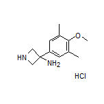 3-Amino-3-(4-methoxy-3,5-dimethylphenyl)azetidine Hydrochloride