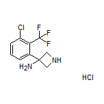 3-Amino-3-[3-chloro-2-(trifluoromethyl)phenyl]azetidine Hydrochloride