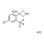 3-Amino-3-[4-chloro-2-(trifluoromethyl)phenyl]azetidine Hydrochloride