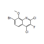 7-Bromo-2,4-dichloro-3-fluoro-8-methoxyquinoline