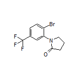 1-[2-Bromo-5-(trifluoromethyl)phenyl]-2-pyrrolidinone