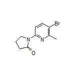 1-(5-Bromo-6-methyl-2-pyridyl)-2-pyrrolidinone