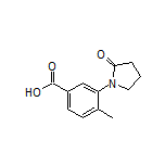 4-Methyl-3-(2-oxo-1-pyrrolidinyl)benzoic Acid