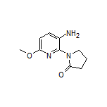 1-(3-Amino-6-methoxy-2-pyridyl)-2-pyrrolidinone