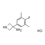 3-Amino-3-(4-fluoro-3,5-dimethylphenyl)azetidine Hydrochloride