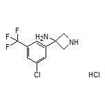 3-Amino-3-[3-chloro-5-(trifluoromethyl)phenyl]azetidine Hydrochloride