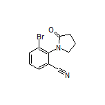 3-Bromo-2-(2-oxo-1-pyrrolidinyl)benzonitrile