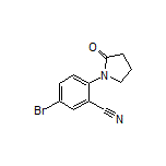 5-Bromo-2-(2-oxo-1-pyrrolidinyl)benzonitrile