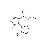 Ethyl 1-Methyl-5-(2-oxo-1-pyrrolidinyl)pyrazole-4-carboxylate