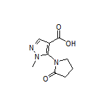 1-Methyl-5-(2-oxo-1-pyrrolidinyl)pyrazole-4-carboxylic Acid