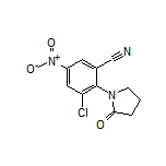 3-Chloro-5-nitro-2-(2-oxo-1-pyrrolidinyl)benzonitrile