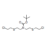 N-Boc-2-[(2-chloroethyl)thio]-N-[2-[(2-chloroethyl)thio]ethyl]ethanamine