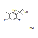 3-Amino-3-(4-chloro-2-fluoro-5-methylphenyl)azetidine Hydrochloride