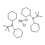 Dichlorobis[dicyclohexyl(1,1-dimethylethyl)phosphine]palladium