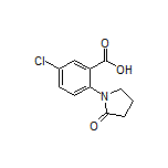 5-Chloro-2-(2-oxo-1-pyrrolidinyl)benzoic Acid