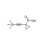 1-[(Trimethylsilyl)ethynyl]cyclopropanecarboxylic Acid