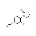 3-Fluoro-4-(2-oxo-1-pyrrolidinyl)benzonitrile