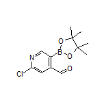 6-Chloro-4-formylpyridine-3-boronic Acid Pinacol Ester