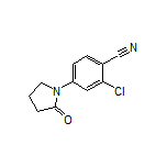 2-Chloro-4-(2-oxo-1-pyrrolidinyl)benzonitrile