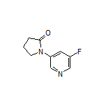 1-(5-Fluoro-3-pyridyl)-2-pyrrolidinone