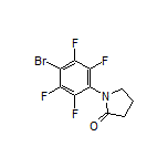 1-(4-Bromo-2,3,5,6-tetrafluorophenyl)-2-pyrrolidinone