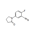 2-Fluoro-5-(2-oxo-1-pyrrolidinyl)benzonitrile