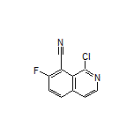 1-Chloro-7-fluoroisoquinoline-8-carbonitrile