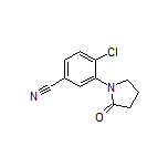 4-Chloro-3-(2-oxo-1-pyrrolidinyl)benzonitrile