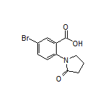 5-Bromo-2-(2-oxo-1-pyrrolidinyl)benzoic Acid