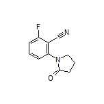 2-Fluoro-6-(2-oxo-1-pyrrolidinyl)benzonitrile