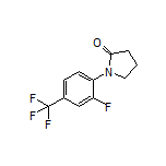 1-[2-Fluoro-4-(trifluoromethyl)phenyl]-2-pyrrolidinone