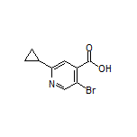 5-Bromo-2-cyclopropylisonicotinic Acid