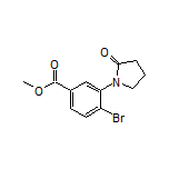 Methyl 4-Bromo-3-(2-oxo-1-pyrrolidinyl)benzoate