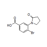 4-Bromo-3-(2-oxo-1-pyrrolidinyl)benzoic Acid