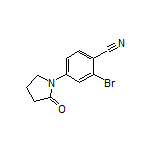 2-Bromo-4-(2-oxo-1-pyrrolidinyl)benzonitrile