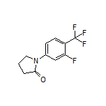 1-[3-Fluoro-4-(trifluoromethyl)phenyl]-2-pyrrolidinone