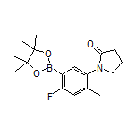 2-Fluoro-4-methyl-5-(2-oxo-1-pyrrolidinyl)phenylboronic Acid Pinacol Ester