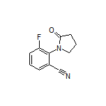 3-Fluoro-2-(2-oxo-1-pyrrolidinyl)benzonitrile