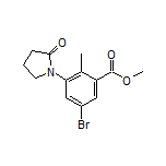 Methyl 5-Bromo-2-methyl-3-(2-oxo-1-pyrrolidinyl)benzoate