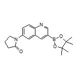 6-(2-Oxo-1-pyrrolidinyl)quinoline-3-boronic Acid Pinacol Ester