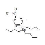 3-Methyl-5-nitro-2-(tributylstannyl)pyridine