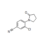 3-Chloro-4-(2-oxo-1-pyrrolidinyl)benzonitrile