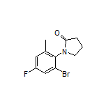 1-(2-Bromo-4-fluoro-6-methylphenyl)-2-pyrrolidinone