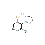 1-(3,5-Dibromo-4-pyridyl)-2-pyrrolidinone