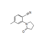 4-Methyl-2-(2-oxo-1-pyrrolidinyl)benzonitrile