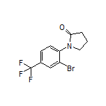 1-[2-Bromo-4-(trifluoromethyl)phenyl]-2-pyrrolidinone